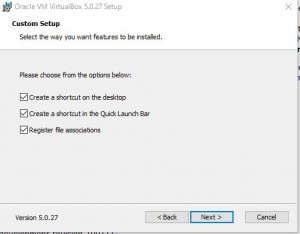 virtualbox インストール